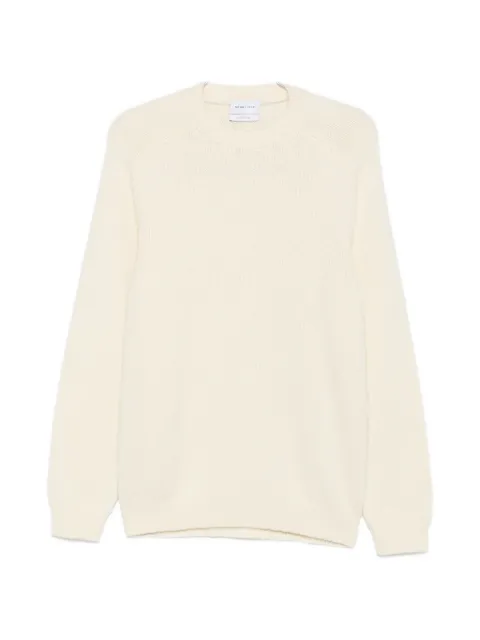 SCAGLIONE ribbed-knit raglan-sleeve sweater