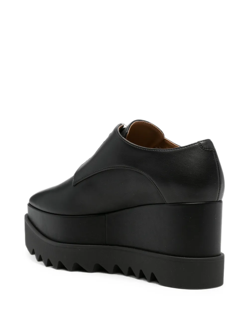 Stella McCartney Elyse zip-fastening platform sneakers Zwart