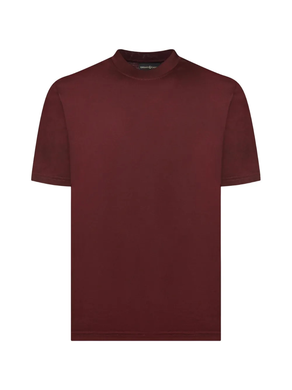 Giuliano Galiano high-neck short-sleeve T-shirt - Rosso