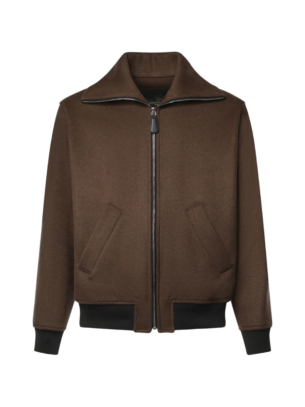Giuliano Galiano Trudy zip-up bomber jacket - Braun