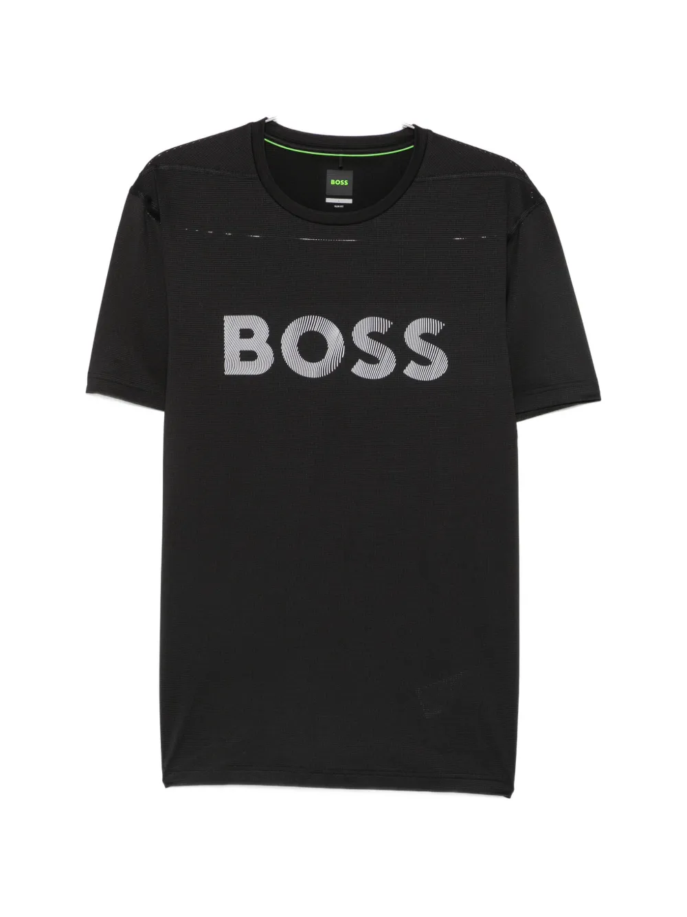 BOSS logo-print T-shirt - Schwarz