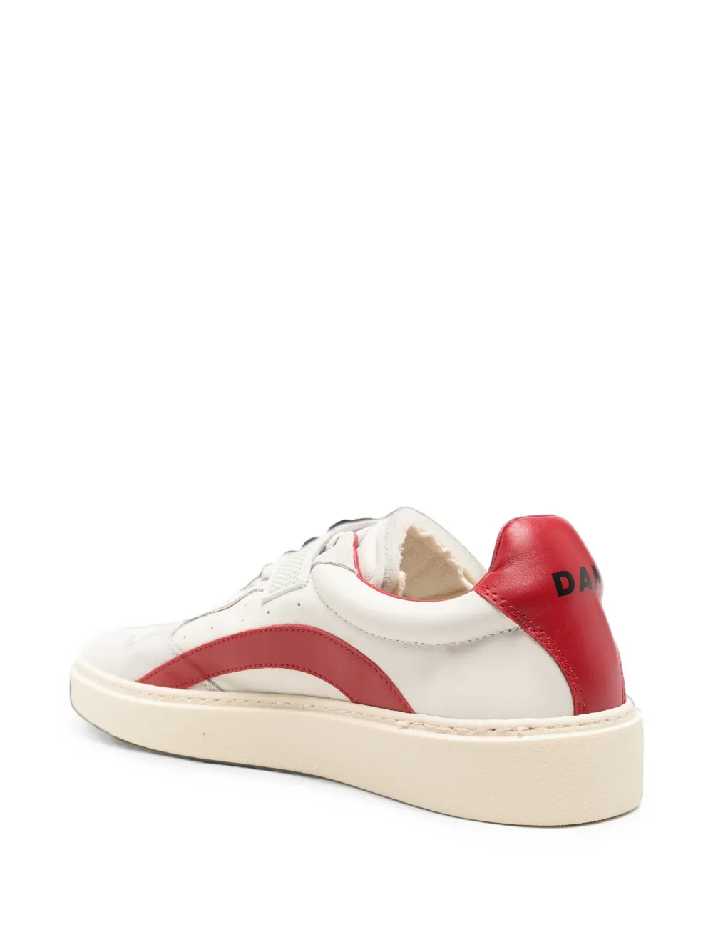 DSQUARED2 logo-strap panelled sneakers Wit