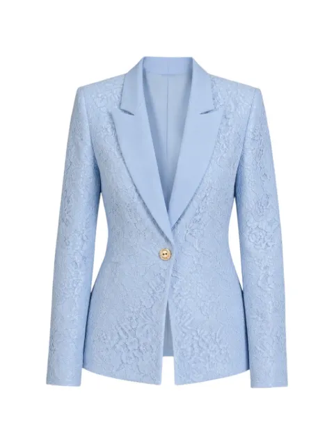 DiveDivine Tosca lace peaked-lapel blazer
