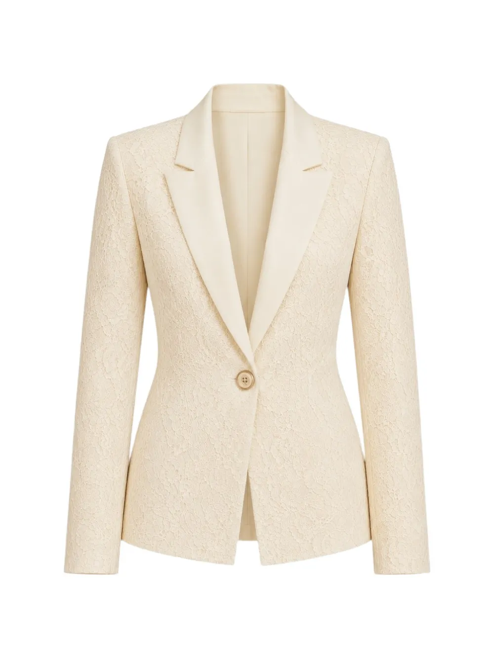 DiveDivine Tosca lace-embroidered peaked-lapel blazer