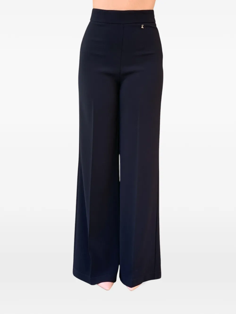 DiveDivine Julian pressed-crease palazzo pants