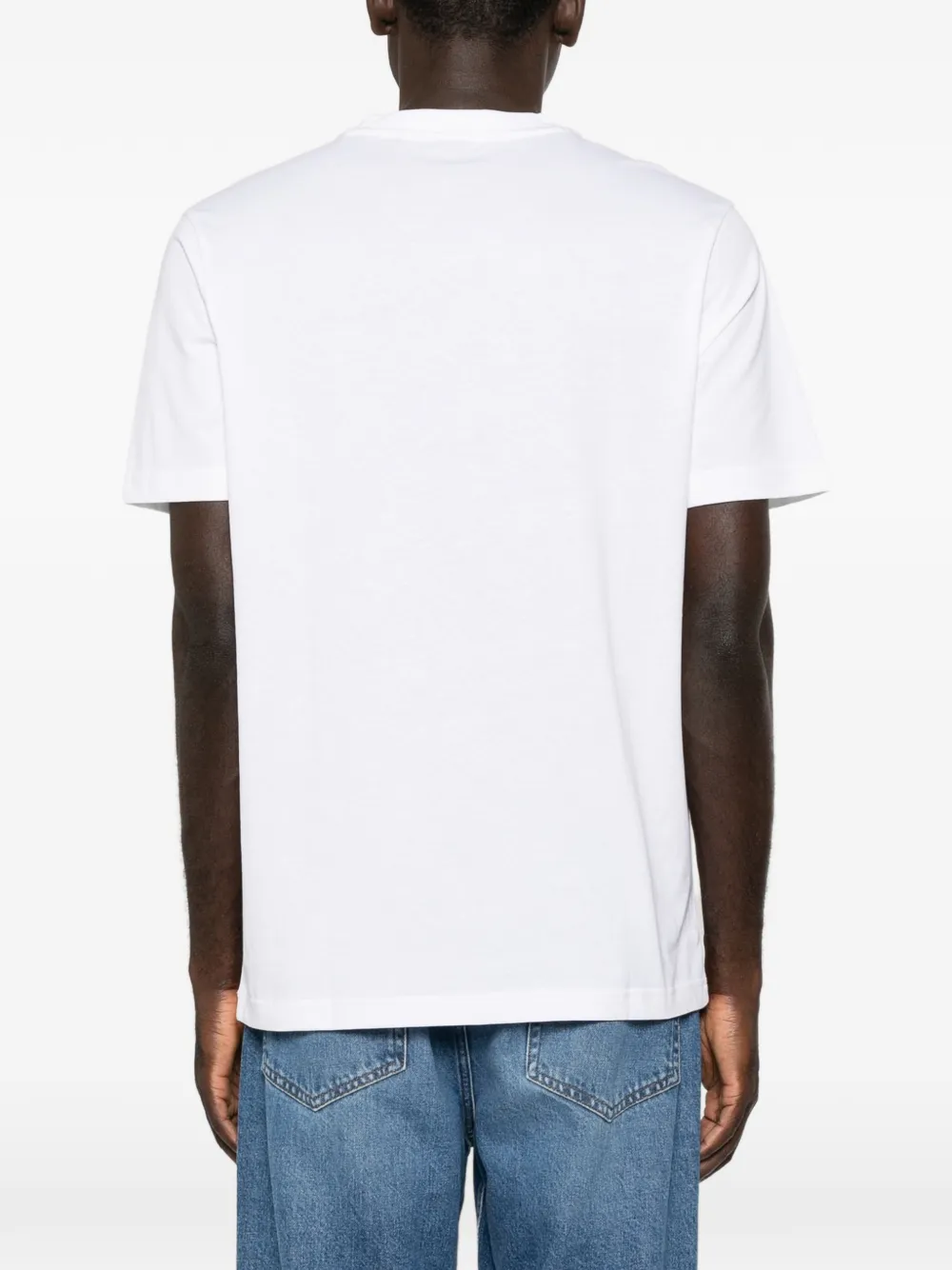 BOSS T-shirt met logoprint Wit
