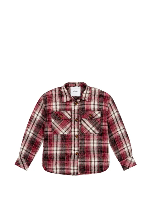 Miss Grant Kids check-pattern button-up shirt