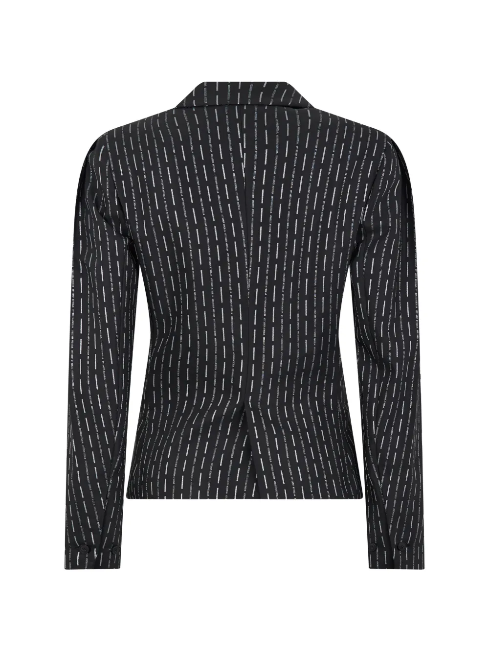 Alberta Ferretti Blazer met krijtstreep Zwart