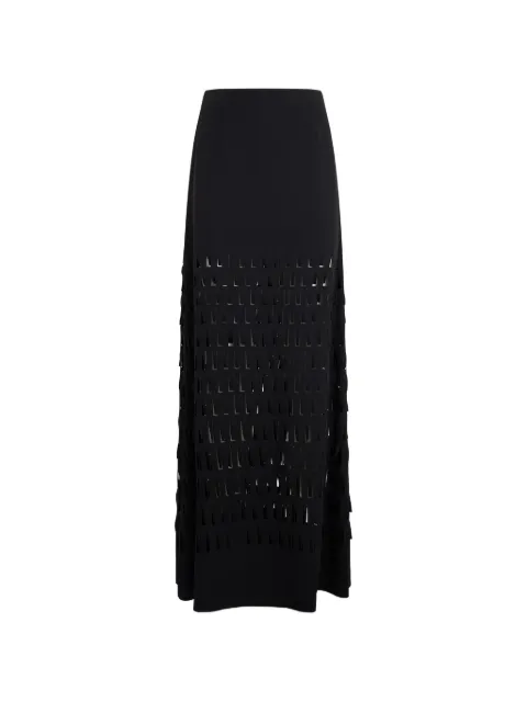 Alberta Ferretti falda larga con aberturas