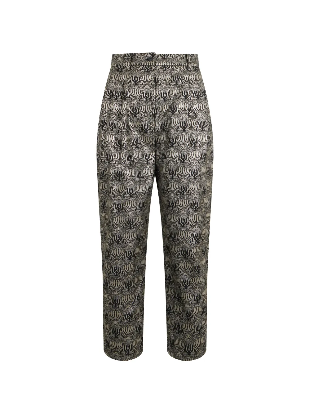 Alberta Ferretti abstract-pattern trousers · 40
