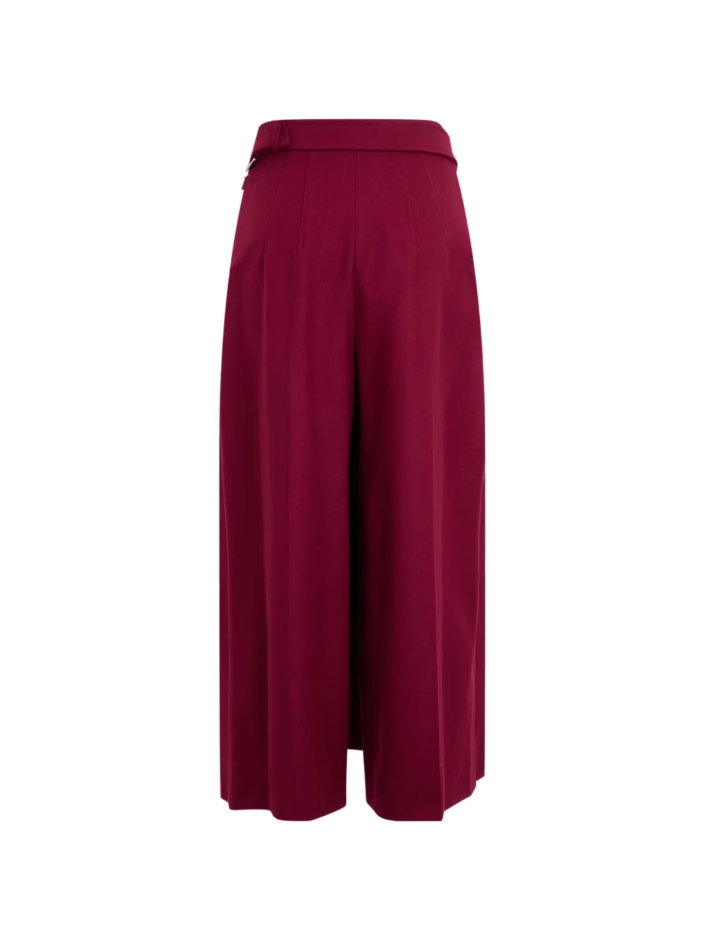 Alberta Ferretti Maxi-plooirok met ceintuur Rood