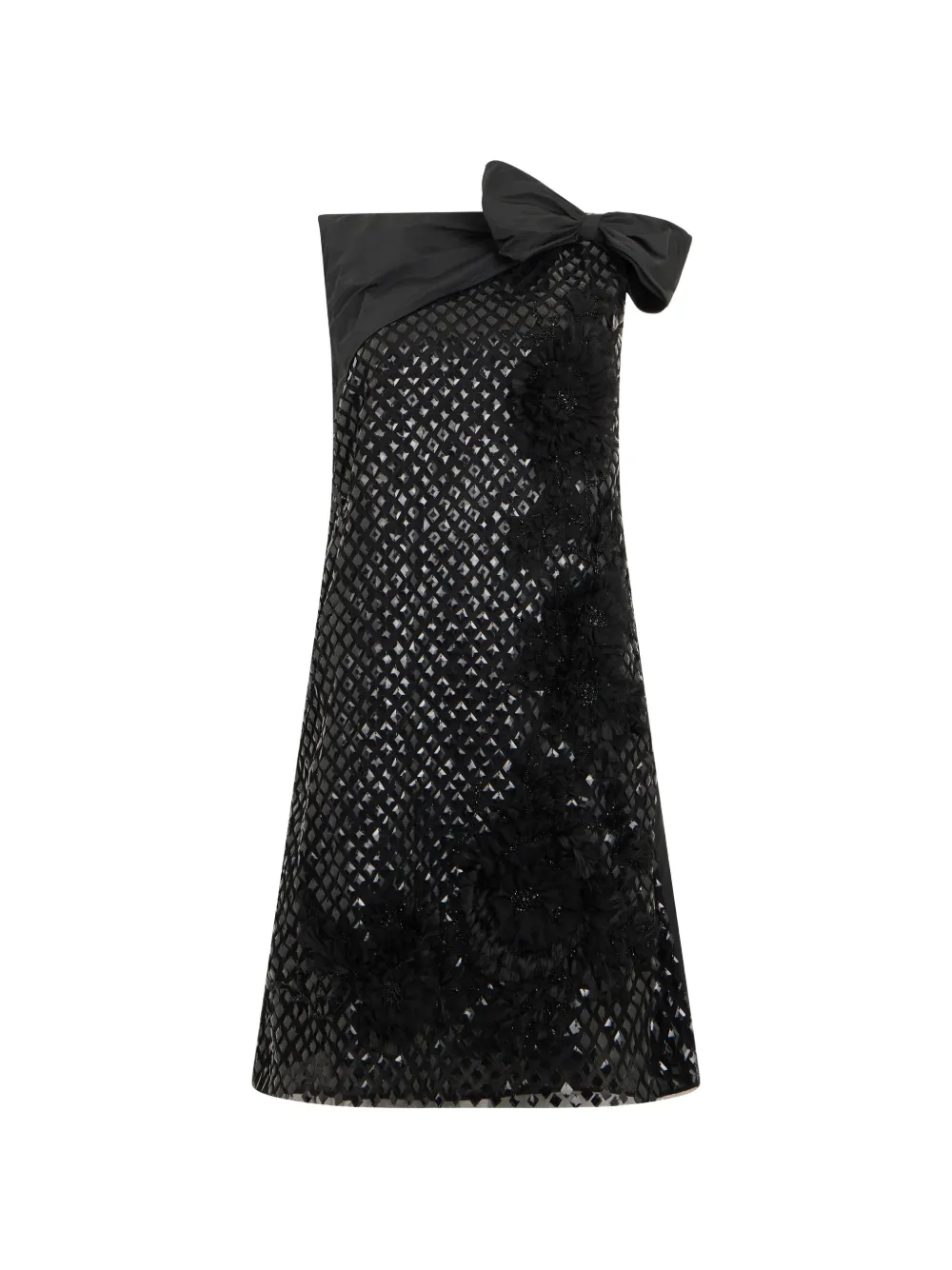 Alberta Ferretti bow-detail mini dress · 40