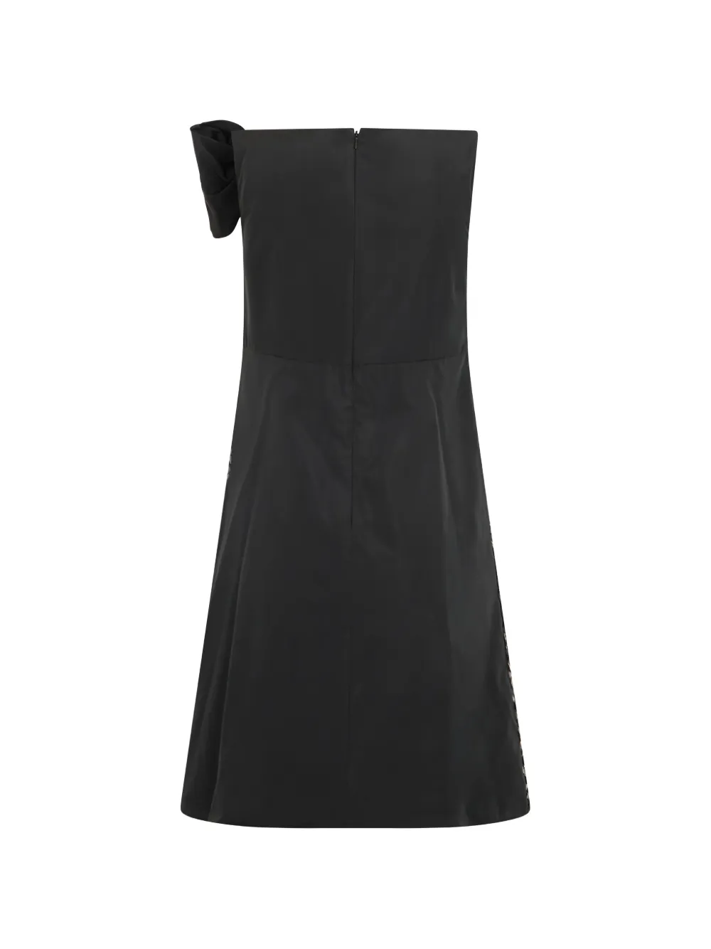 Alberta Ferretti Mini-jurk met strikdetail Zwart