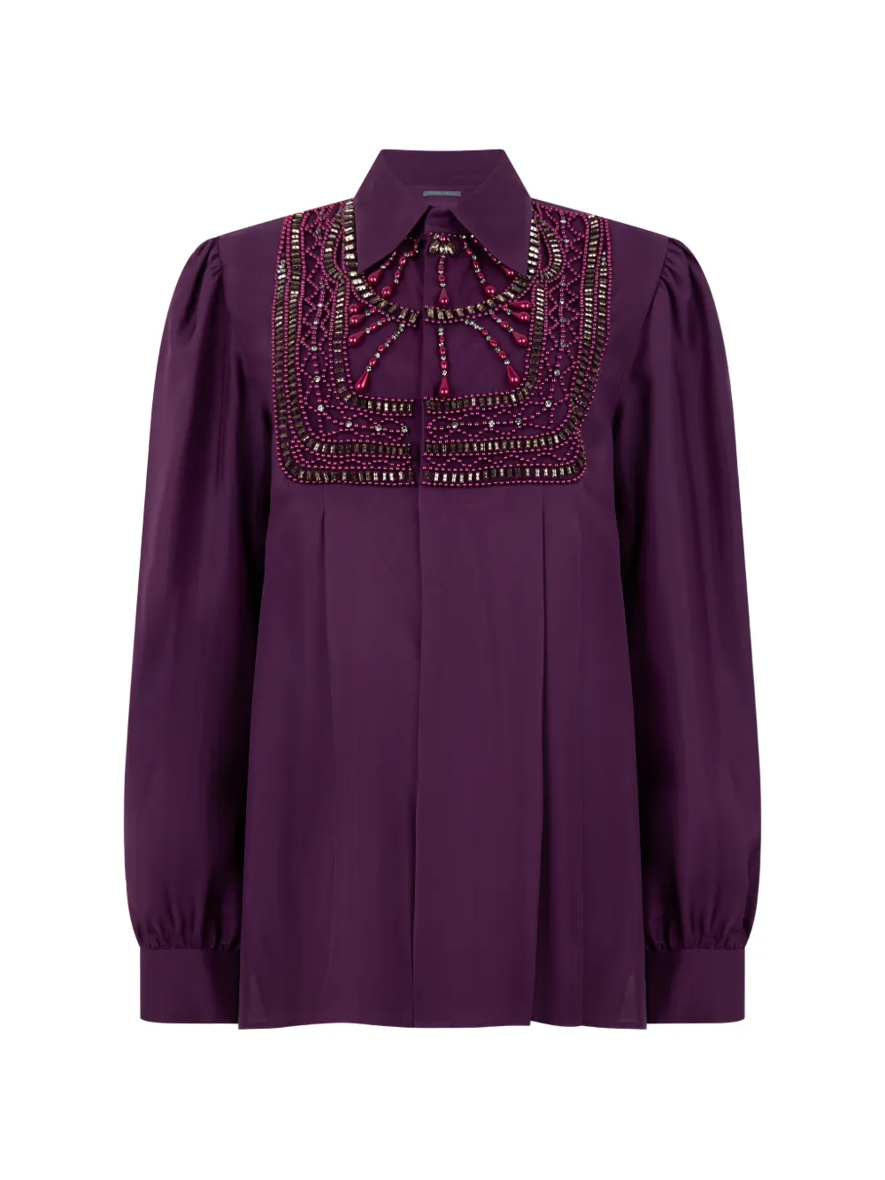 Alberta Ferretti bead-embellished shirt · 46