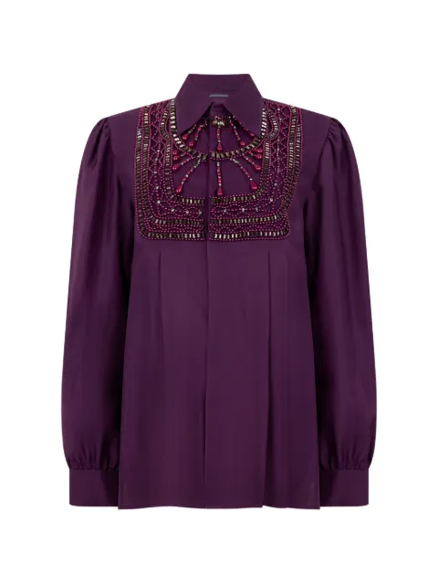 Alberta Ferretti bead-embellished shirt