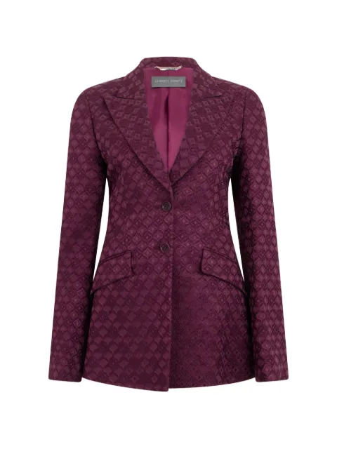 Alberta Ferretti Schmale Jacquard-Jacke