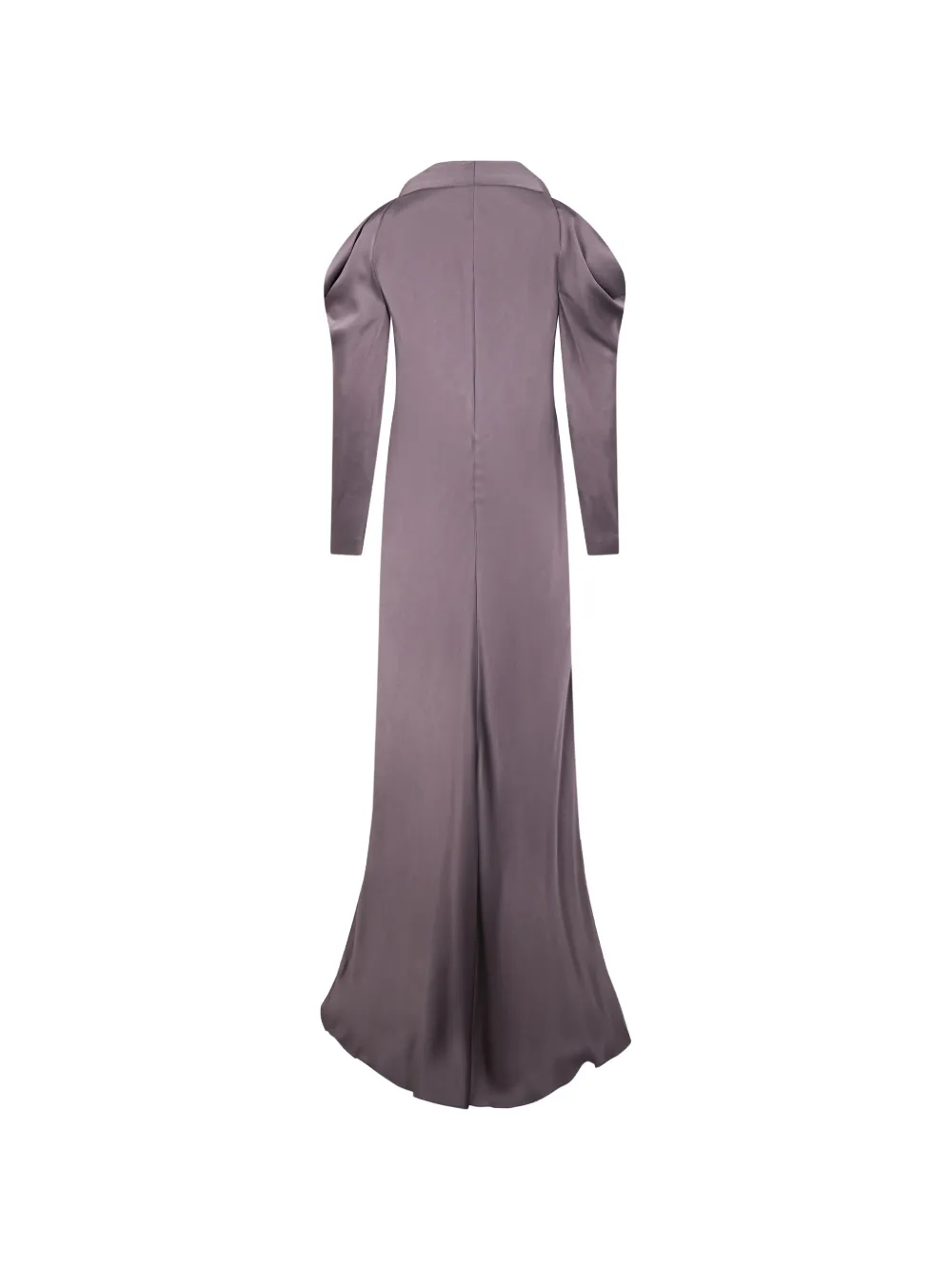 Alberta Ferretti Gedrapeerde maxi-jurk Paars