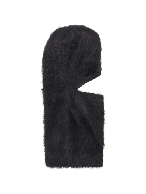 Alberta Ferretti fuzzy-knit balaclava