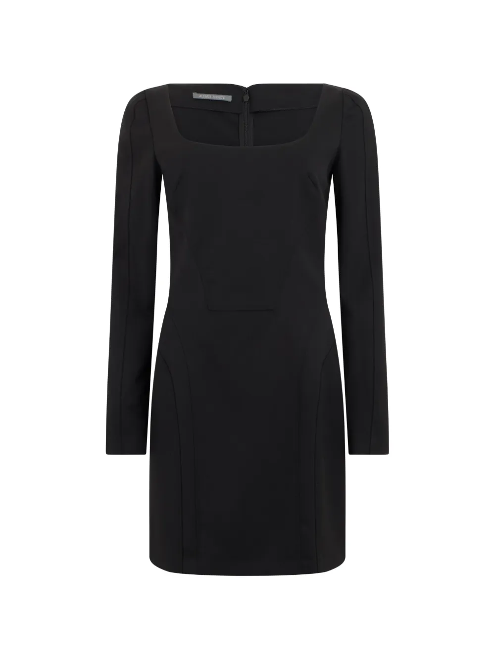 Alberta Ferretti Mini-jurk met lange mouwen Zwart