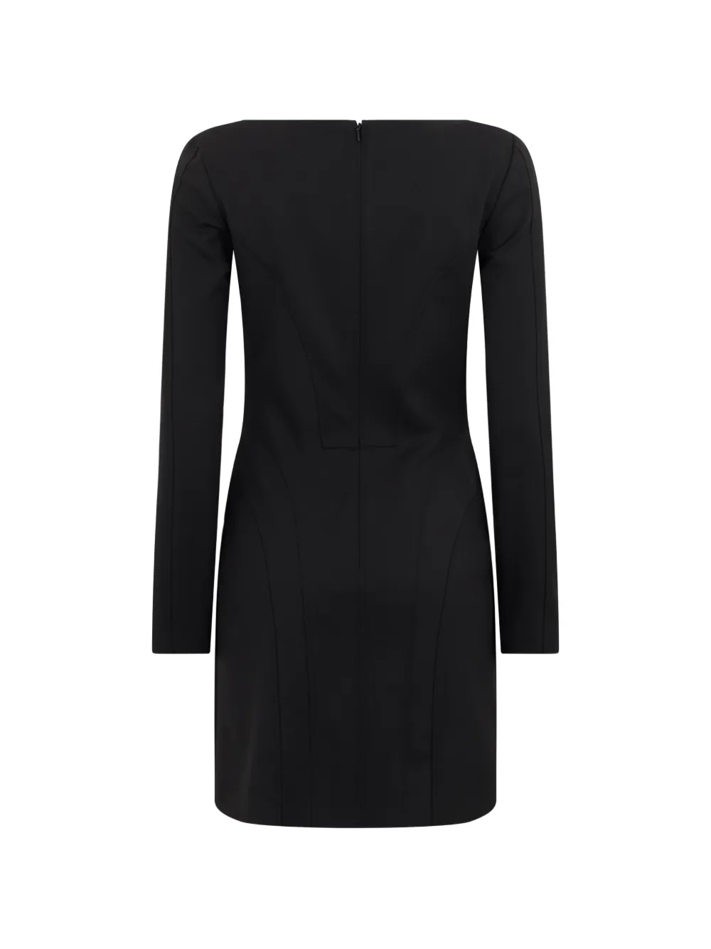 Alberta Ferretti Mini-jurk met lange mouwen Zwart