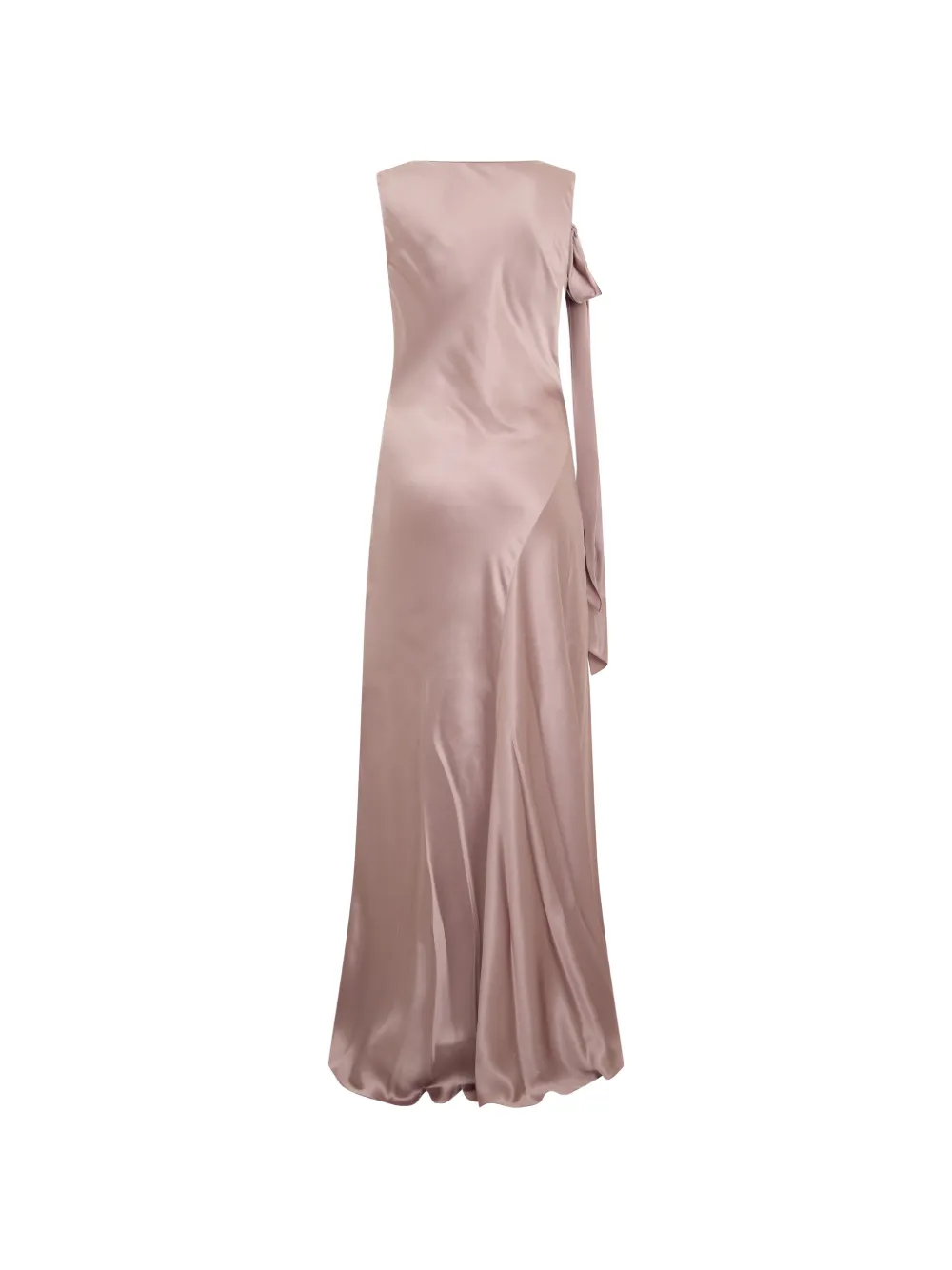 Alberta Ferretti Asymmetrische zijden maxi-jurk Roze