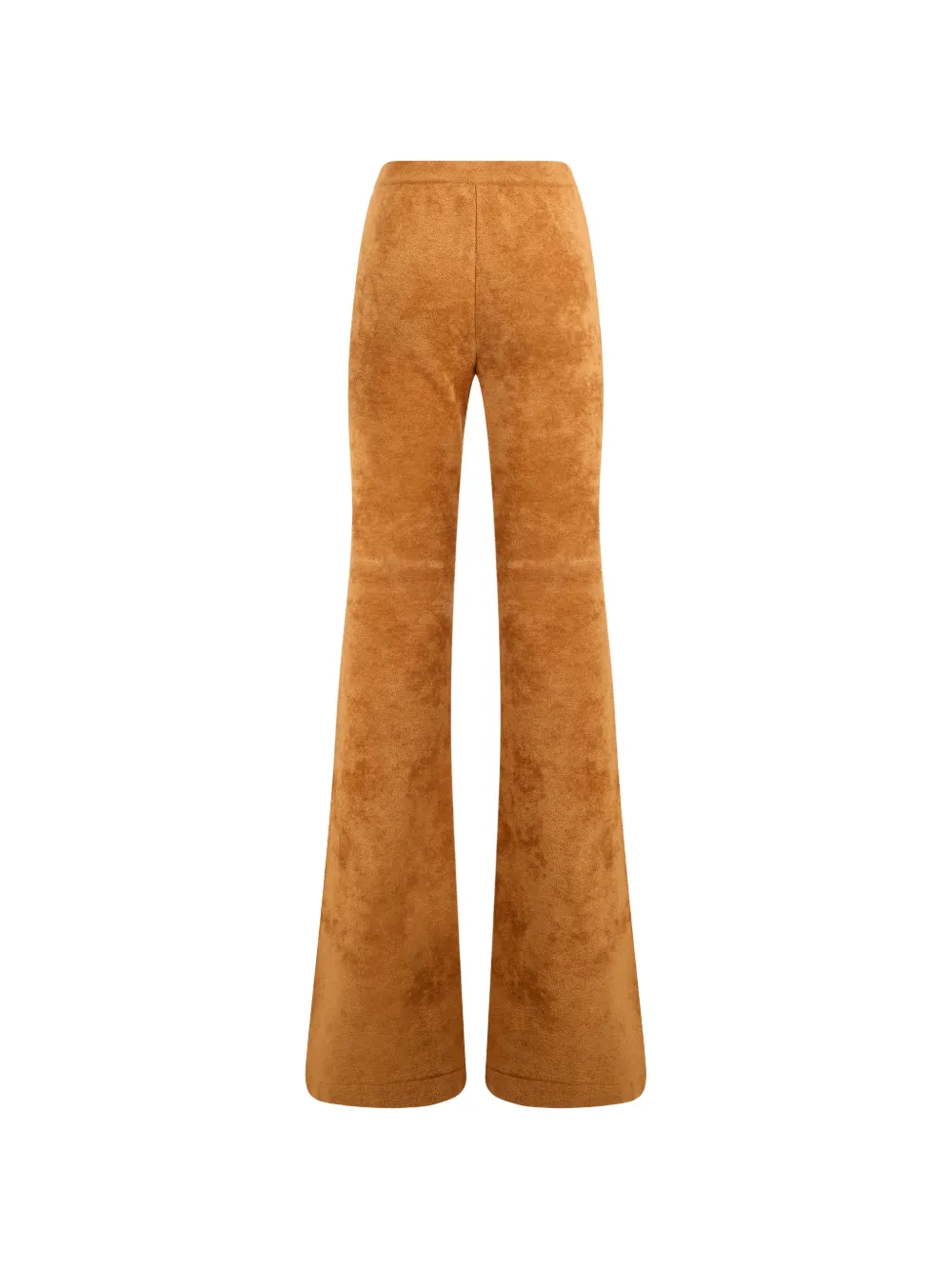 Alberta Ferretti High waist flared broek Bruin