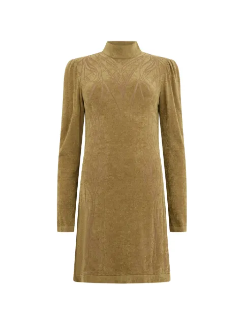 Alberta Ferretti vestido corto de punto en jacquard