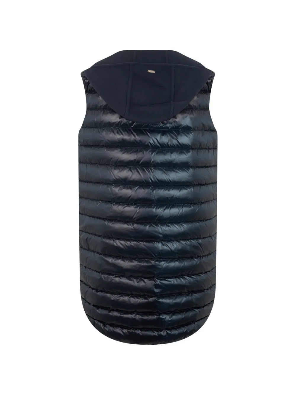 Herno hooded quilted vest Zwart