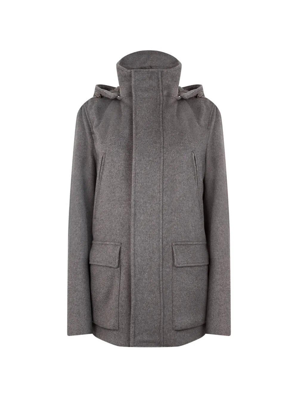 Herno abrigo con capucha | gris | Image 1