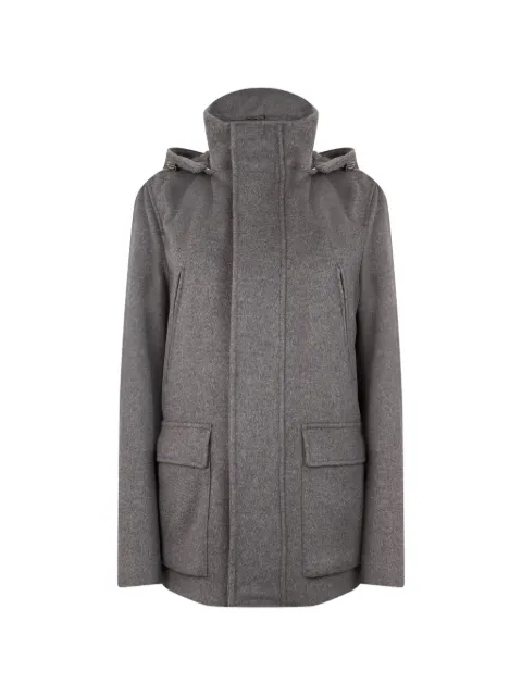 Herno hooded cashmere coat