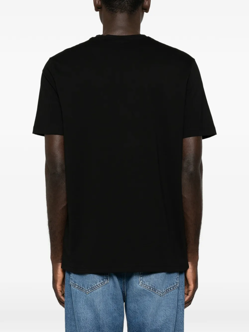 BOSS T-shirt met logoprint Zwart
