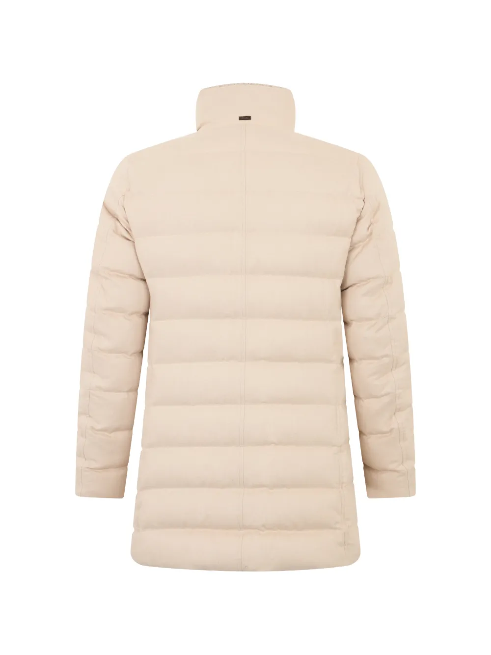 Herno Gewatteerde jas met hoge hals Beige