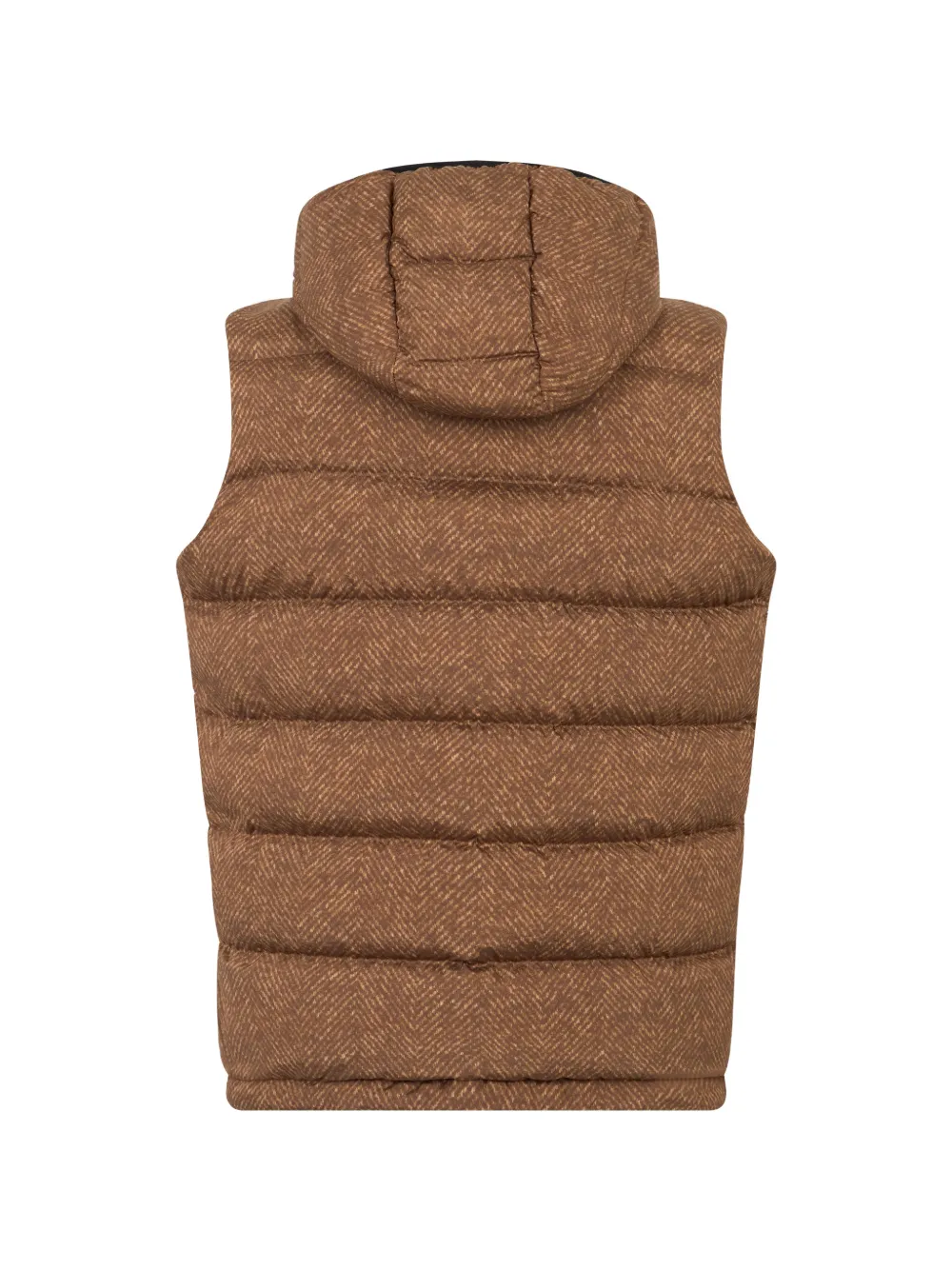 Herno Bodywarmer met capuchon Bruin