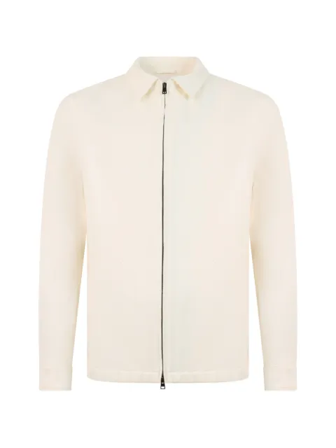 Herno zip-up collared jacket