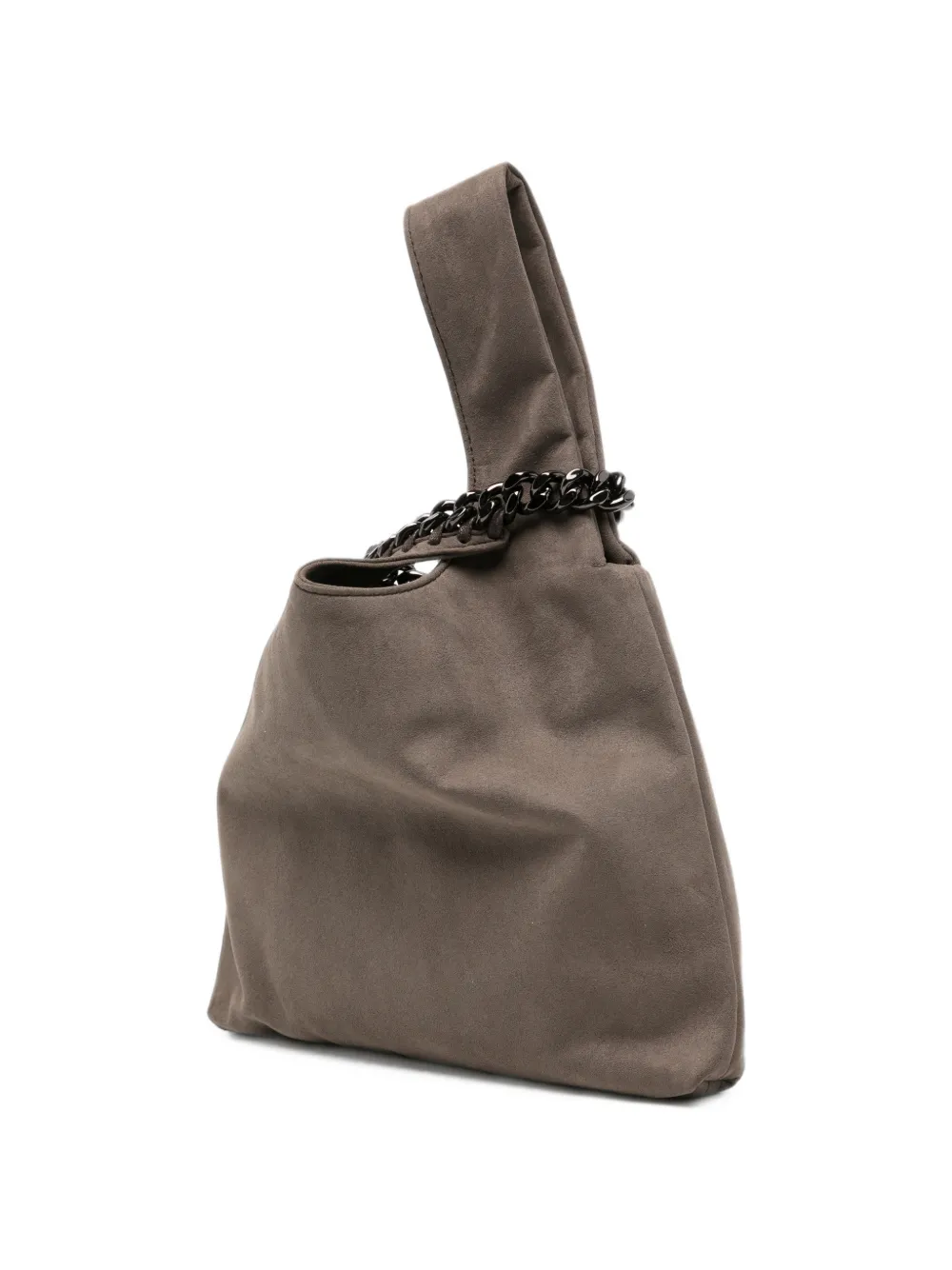 Stella McCartney Falabella clutch met ketting afwerking Grijs