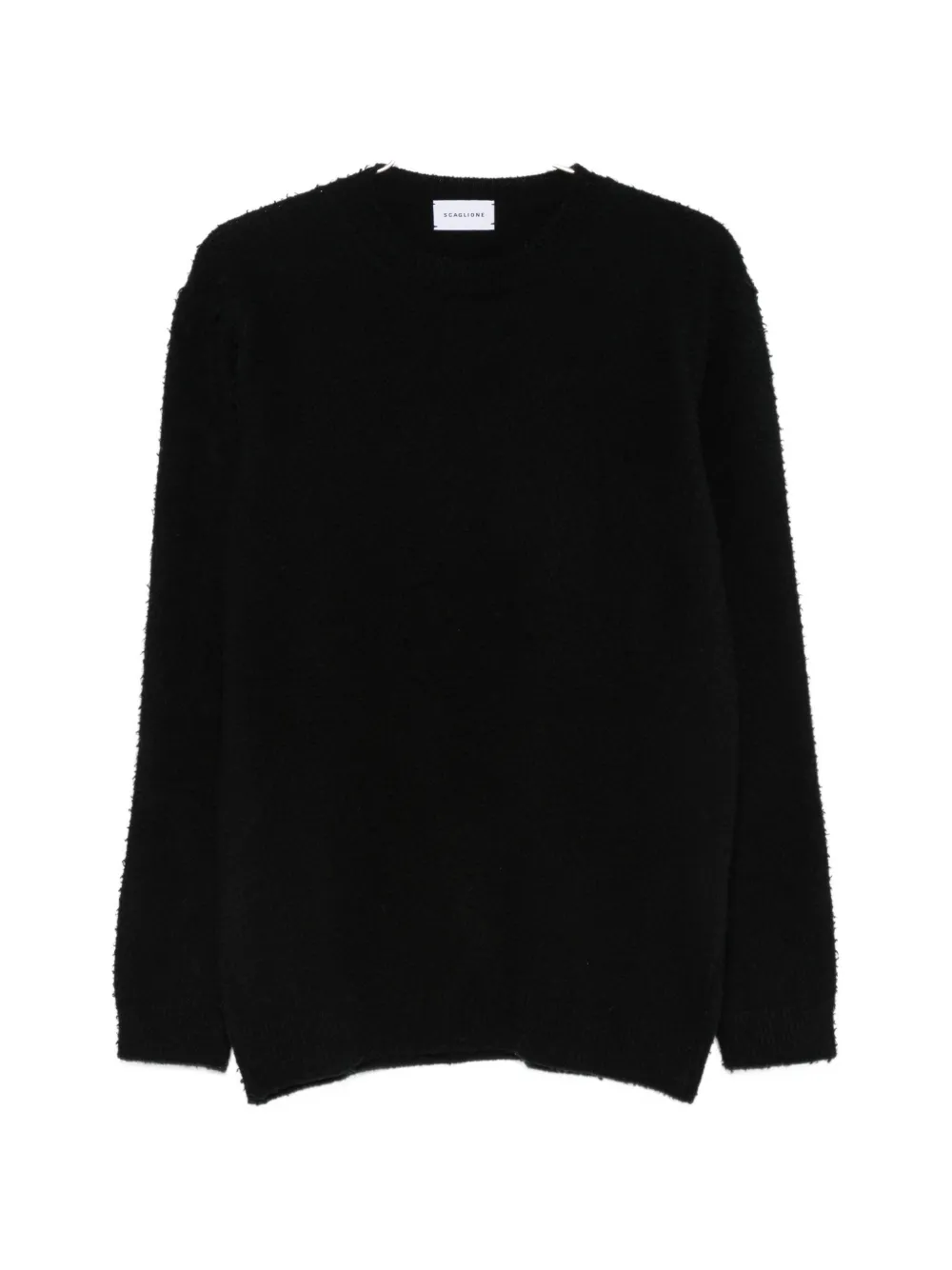 SCAGLIONE distressed-effect sweater - Schwarz