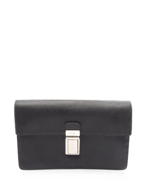 Prada Pre-Owned 2019-2026 Saffiano clutch bag