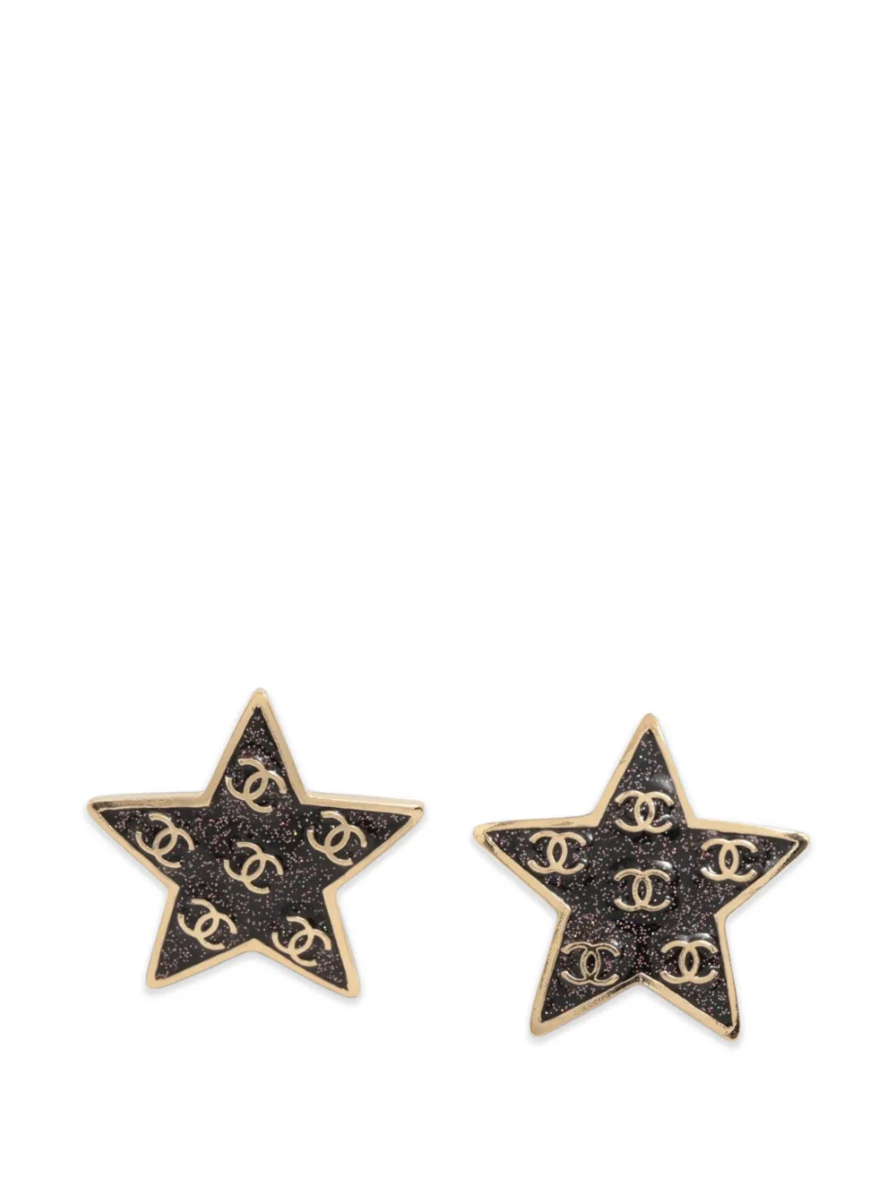 CHANEL Pre-Owned Orecchini pendenti CC 2024 - Nero
