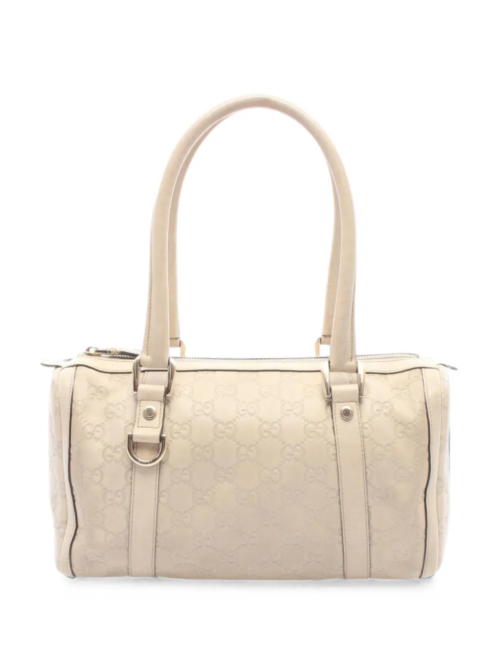 Gucci Pre-Owned 2000-2015 Guccissima Abbey D Ring boston bag - Weiß