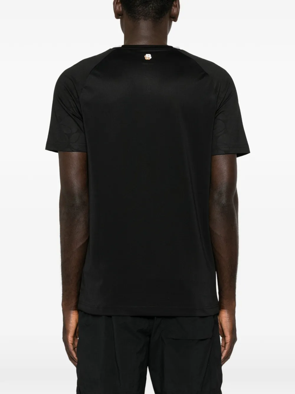 BOSS T-shirt met logoprint Zwart