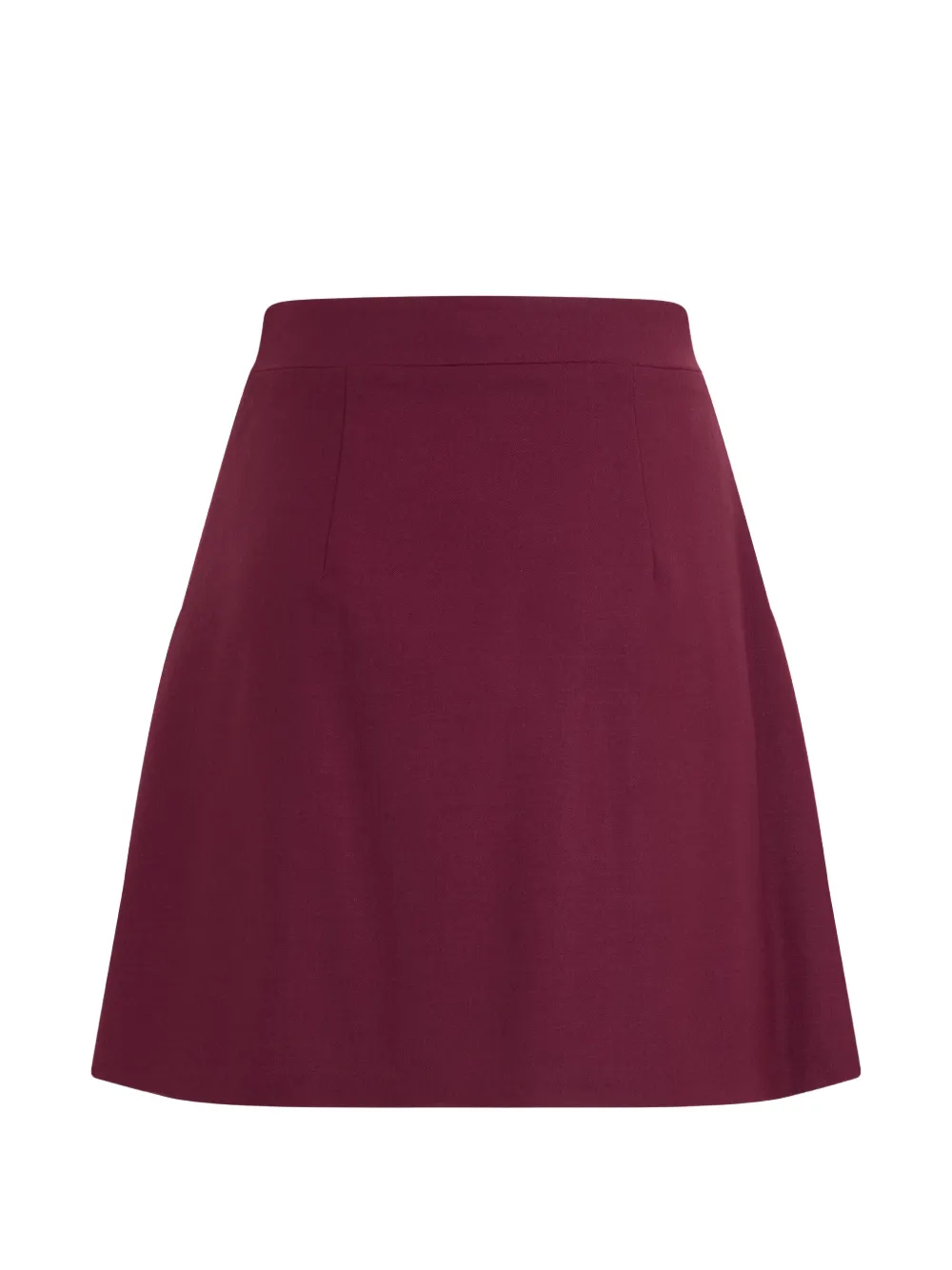 Alberta Ferretti High waist mini-rok Rood