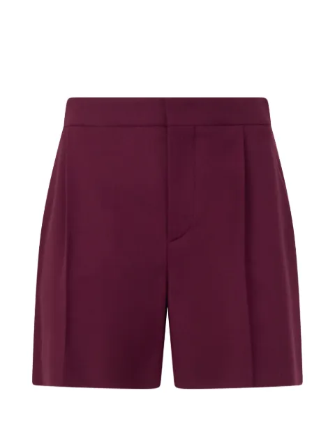 Alberta Ferretti pleat-detail shorts