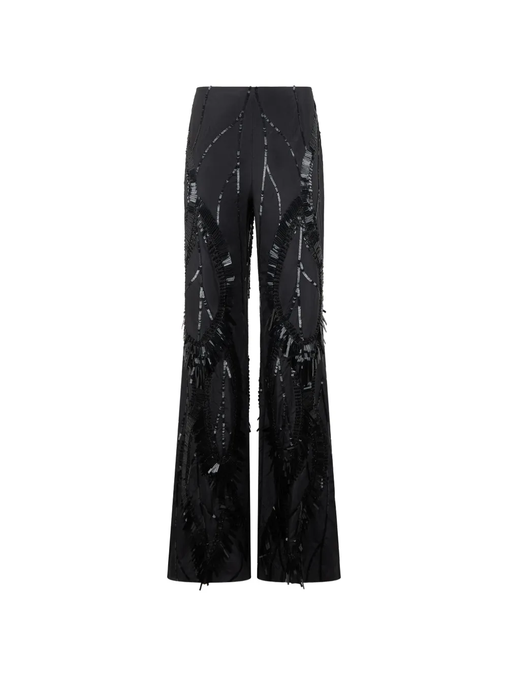Alberta Ferretti sequin-embellished palazzo pants