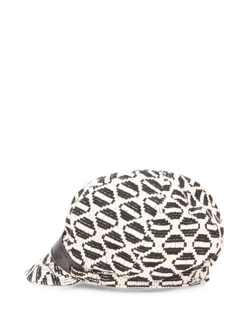Alberta Ferretti Pet met leren afwerking en patroon Beige