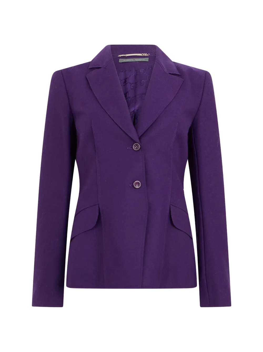 Alberta Ferretti single-breasted blazer - Violett