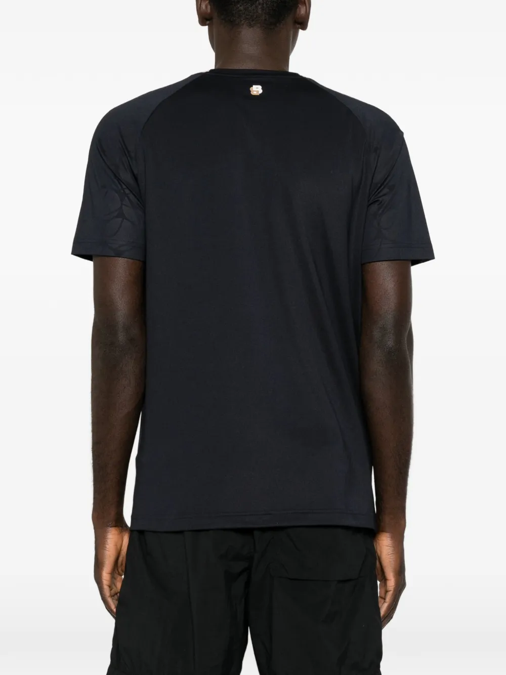 BOSS T-shirt met logoprint Blauw