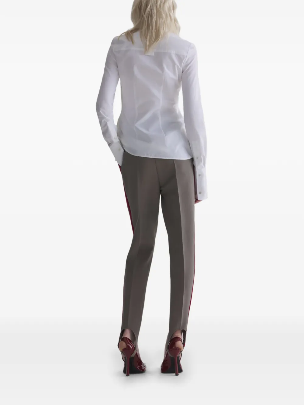 Mugler Schermblouse Wit