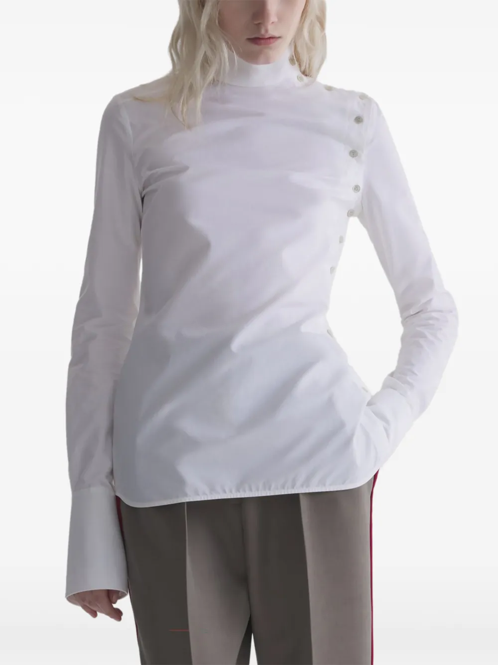 Mugler Schermblouse Wit