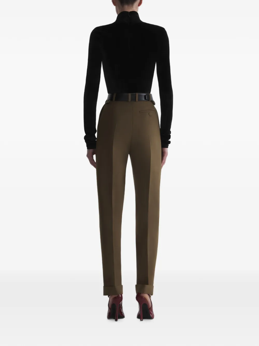 Mugler Body met sjaal Zwart