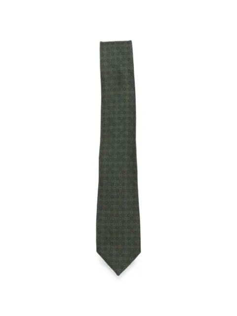 Ferragamo geometric-print tie